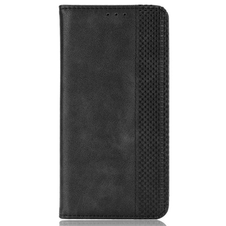 EIDERWOOD Honor Magic6 Pro (5G) Magnetisk Kunstskinn Flip Deksel - Svart