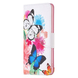 EIDERWOOD Xiaomi Redmi Note 13 Pro (4G) / Poco M6 Pro Kunstskinn Flip Deksel m. Lommebok & Trykk - Blomster & Sommerfugler