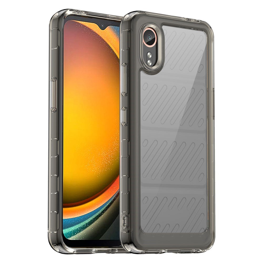EIDERWOOD Samsung Galaxy Xcover 7 Hybrid Plast Deksel - Gjennomsiktig / Grå
