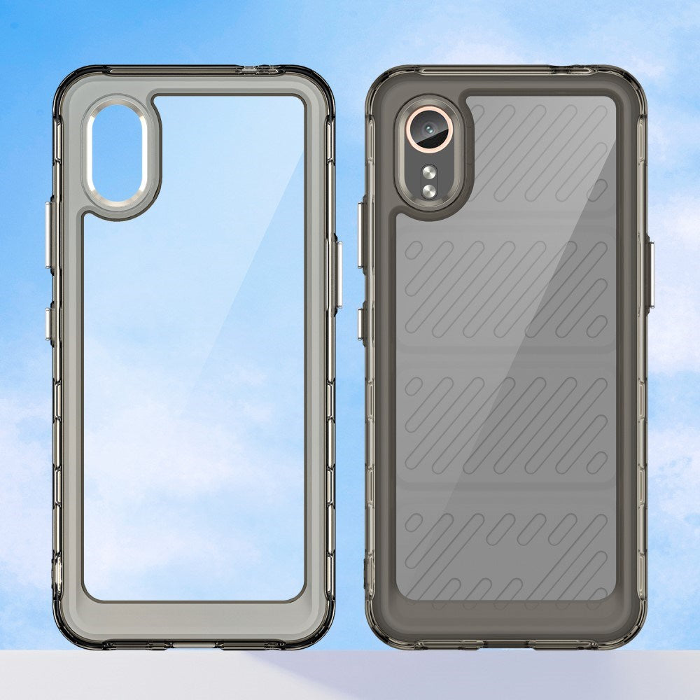 EIDERWOOD Samsung Galaxy Xcover 7 Hybrid Plast Deksel - Gjennomsiktig / Grå