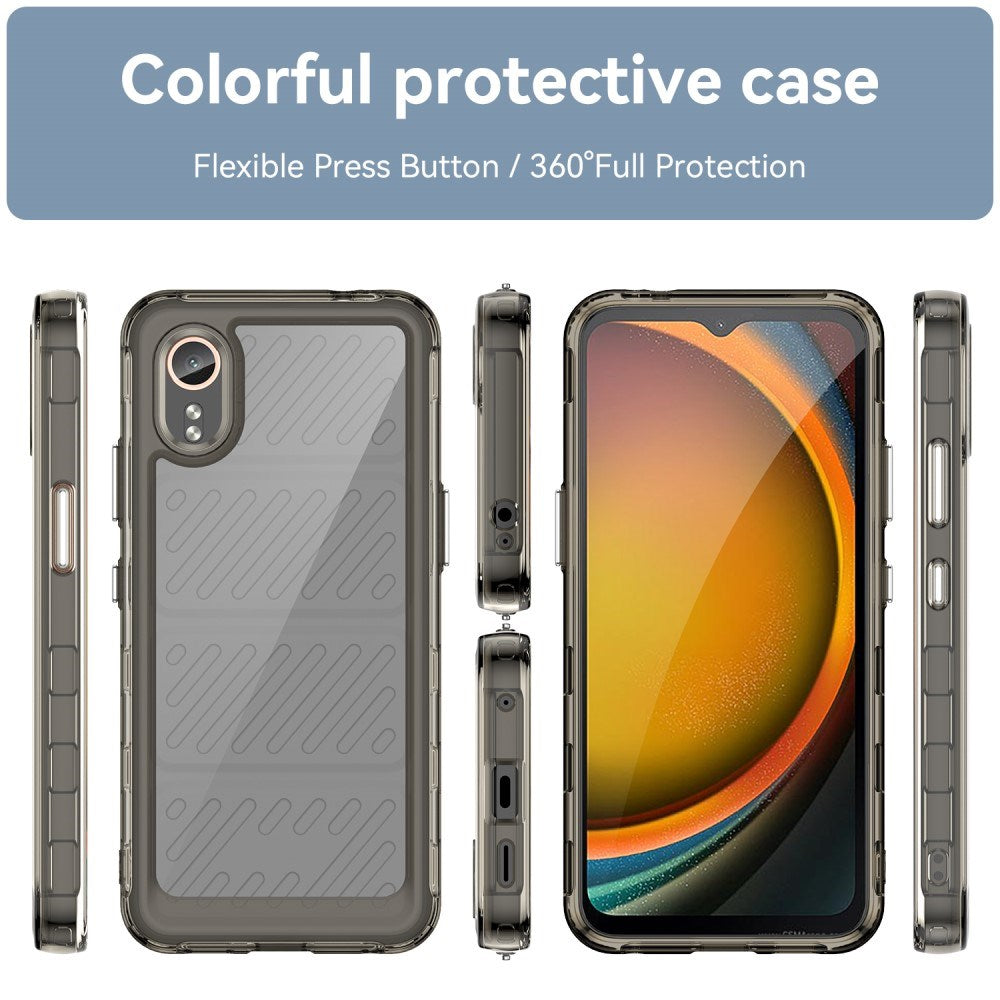 EIDERWOOD Samsung Galaxy Xcover 7 Hybrid Plast Deksel - Gjennomsiktig / Grå