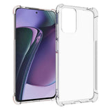 EIDERWOOD Motorola Moto E14 (4G) / G04 (4G) / G04s (4G) / G24 (4G) Fleksibelt Plast Bak Deksel - Gjennomsiktig
