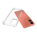 EIDERWOOD Motorola Moto E14 (4G) / G04 (4G) / G04s (4G) / G24 (4G) Fleksibelt Plast Bak Deksel - Gjennomsiktig