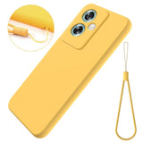 EIDERWOOD OnePlus Nord N30 SE (5G) Liquid Silikon Deksel med Stropp - Gul