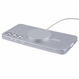 Samsung Galaxy S22+ (Plus) Fleksibelt Plast Mobildeksel- MagSafe Kompatibel - Sølv