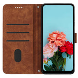 EIDERWOOD Motorola Moto G Play 5G (2024) Flippdeksel i Skinn med Lommebok og Stropp - Brun