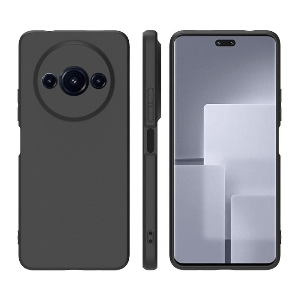 EIDERWOOD Xiaomi Redmi A3 Matt Fleksibelt Plast Deksel - Mørk Grå