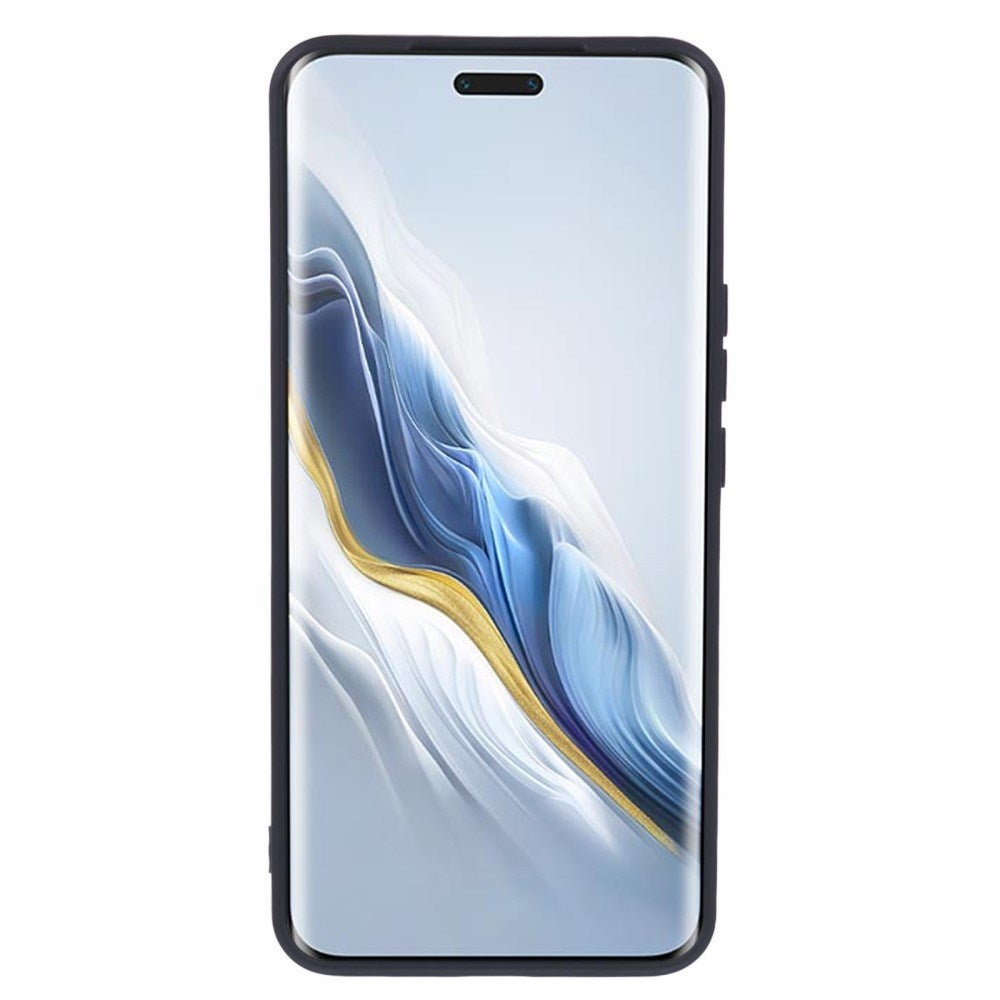 EIDERWOOD Honor Magic6 Pro 5G Deksel – Fleksibelt Plast Deksel med Fiberfôr og Presis Kamerautskjæring - Svart