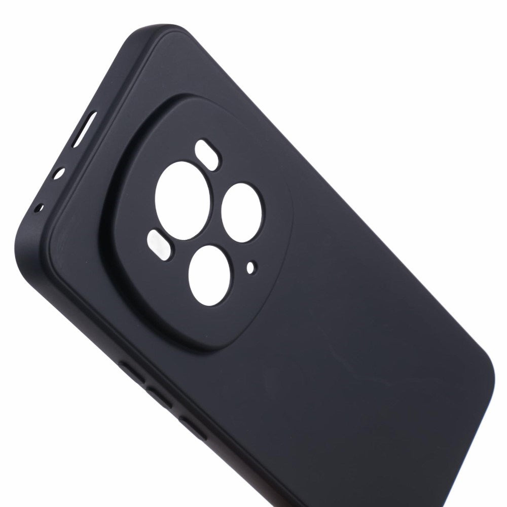 EIDERWOOD Honor Magic6 Pro 5G Deksel – Fleksibelt Plast Deksel med Fiberfôr og Presis Kamerautskjæring - Svart