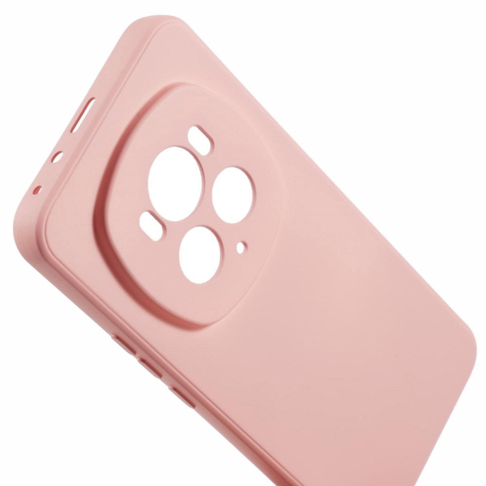 EIDERWOOD Honor Magic6 Pro 5G Deksel – Fleksibelt Plast Deksel med Fiberfôr og Presis Kamerautskjæring - Rosa