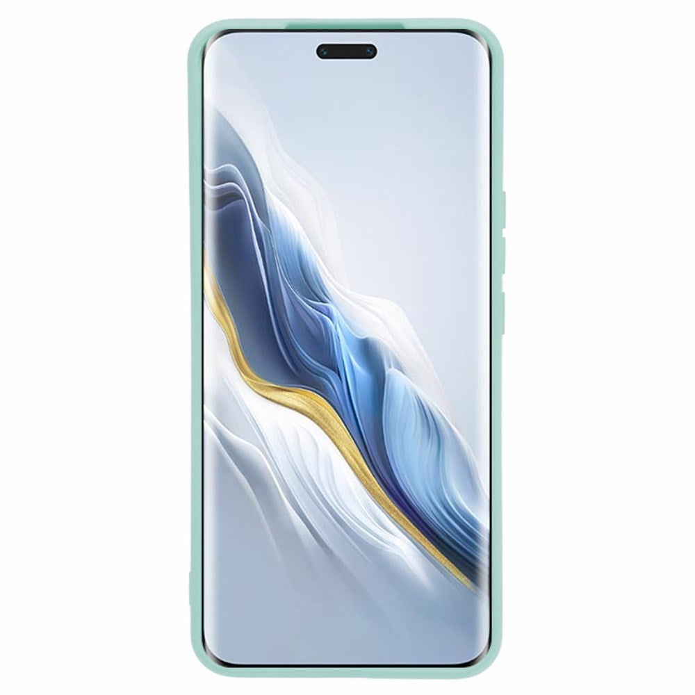 EIDERWOOD Honor Magic6 Pro 5G Deksel – Fleksibelt Plast Deksel med Fiberfôr og Presis Kamerautskjæring - Turkis