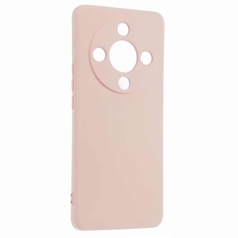 EIDERWOOD Honor Magic6 Lite 5G Deksel – Fleksibelt Plast Deksel med Fiberfôr og Presis Kamerautskjæring - Pink