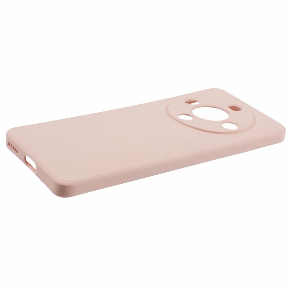 EIDERWOOD Honor Magic6 Lite 5G Deksel – Fleksibelt Plast Deksel med Fiberfôr og Presis Kamerautskjæring - Pink