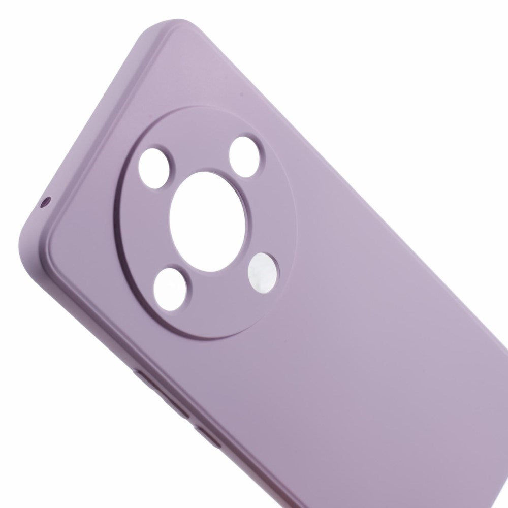 EIDERWOOD Honor Magic6 Lite 5G Deksel – Fleksibelt Plast Deksel med Fiberfôr og Presis Kamerautskjæring - Lilla
