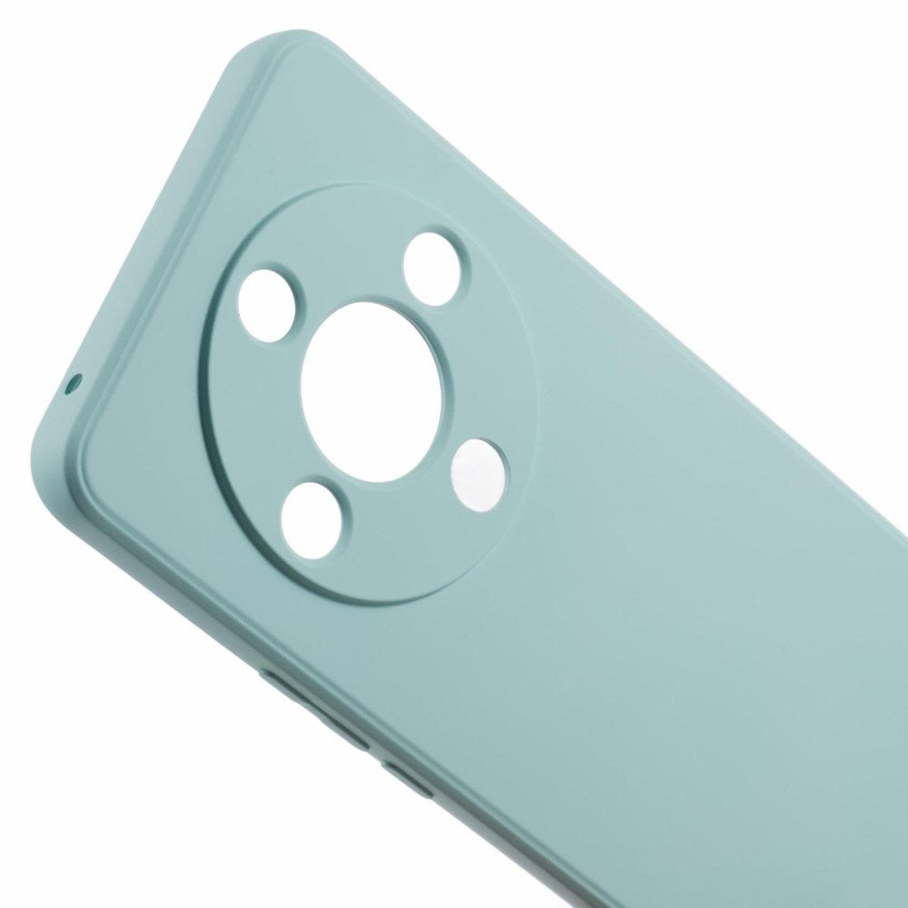 EIDERWOOD Honor Magic6 Lite 5G Deksel – Fleksibelt Plast Deksel med Fiberfôr og Presis Kamerautskjæring - Turkis