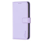 EIDERWOOD Sony Xperia 1 VI Kunst Skinn Flip Deksel m. Stativ & Lommebok - Lavendel