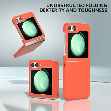 EIDERWOOD Samsung Galaxy Z Flip7 FE / Flip6 Hard Plast Deksel - Oransje