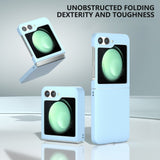 EIDERWOOD Samsung Galaxy Z Flip7 FE / Flip6 Hard Plast Deksel - Lyse Blå