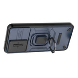 EIDERWOOD Samsung Galaxy M15 (5G) Håndverker Deksel med Magnetisk Kickstand Og Cam Slider - Blå