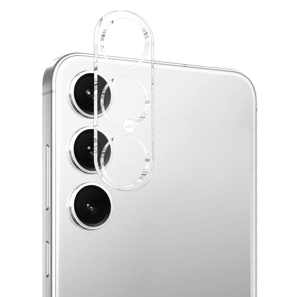 NORTHJO Samsung Galaxy S24 | 3-i-1 360° Beskyttelsessett med Deksel | Skjermbeskytter | Kameralinsebeskytter - Gjennomsiktig