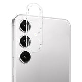 NORTHJO Samsung Galaxy S24 | 3-i-1 360° Beskyttelsessett med Deksel | Skjermbeskytter | Kameralinsebeskytter - Gjennomsiktig
