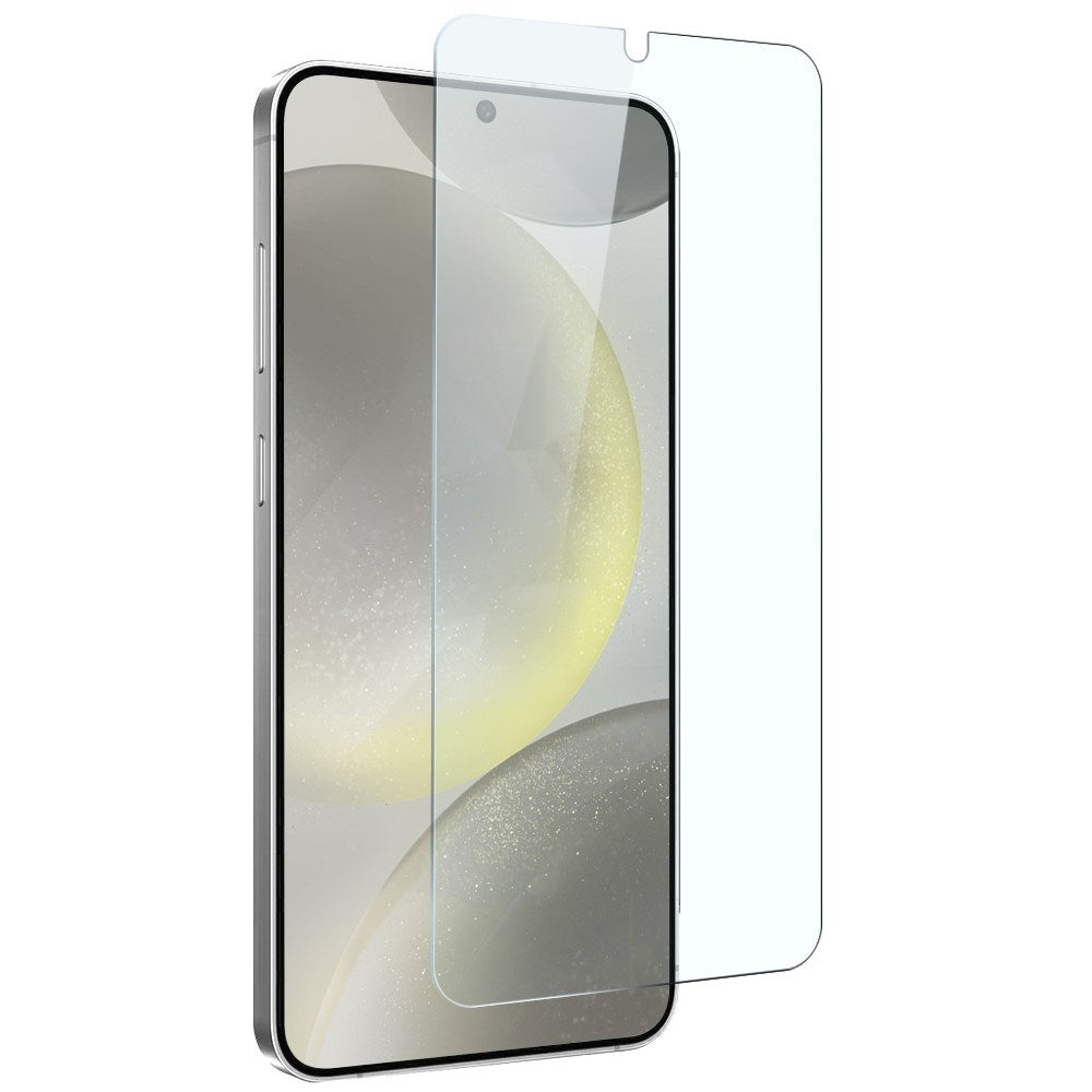 NORTHJO Samsung Galaxy S24 2-i-1 Sett Fleksibelt Plast Deksel med Herdet Beskyttelsesglass - Gjennomsiktig