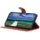 EIDERWOOD Google Pixel 10 / 10 Pro / 9 / 9 Pro Litchi Kunstskinn Deksel m. Veske - Brun