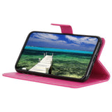 EIDERWOOD Google Pixel 10 / 10 Pro / 9 / 9 Pro Litchi Kunstskinn Deksel m. Veske - Rosa