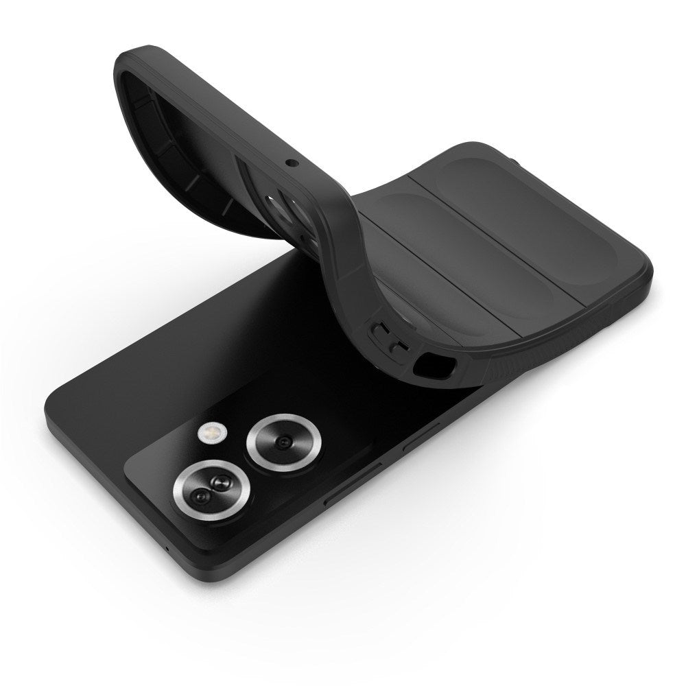EIDERWOOD  OPPO A79 (5G) / A2 (5G) Fleksibelt Plastdeksel - Svart