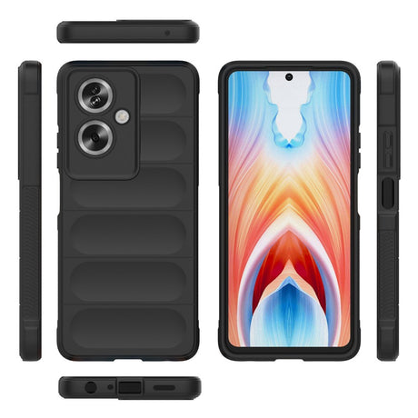 EIDERWOOD  OPPO A79 (5G) / A2 (5G) Fleksibelt Plastdeksel - Svart