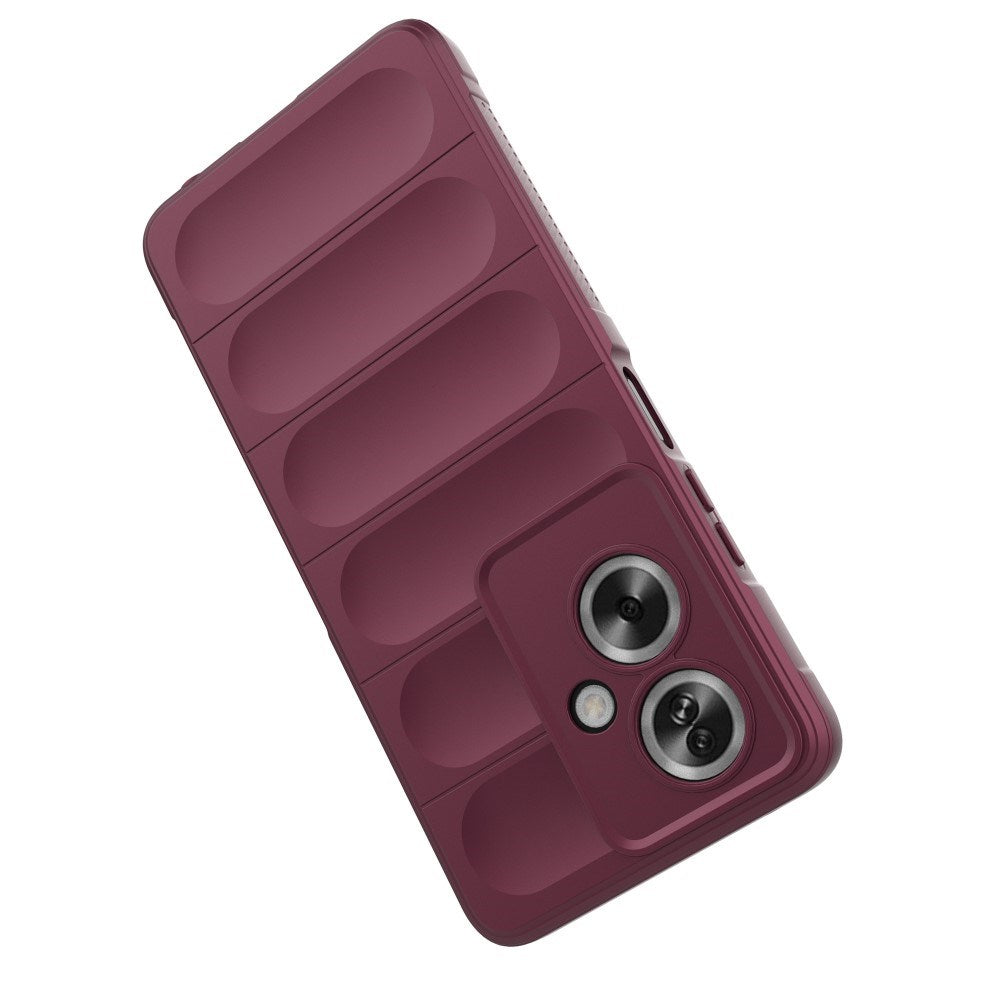 EIDERWOOD  OPPO A79 (5G) / A2 (5G) Fleksibelt Plastdeksel - Vinrød