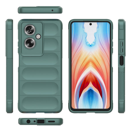 EIDERWOOD  OPPO A79 (5G) / A2 (5G) Fleksibelt Plastdeksel - Grønn