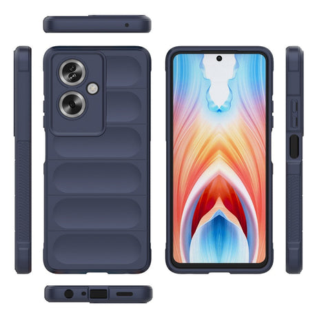 EIDERWOOD  OPPO A79 (5G) / A2 (5G) Fleksibelt Plastdeksel - Mørk Blå