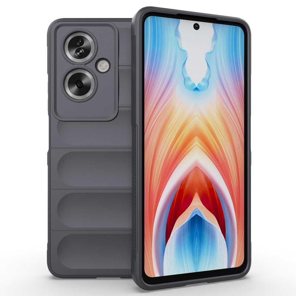 EIDERWOOD  OPPO A79 (5G) / A2 (5G) Fleksibelt Plastdeksel - Grå