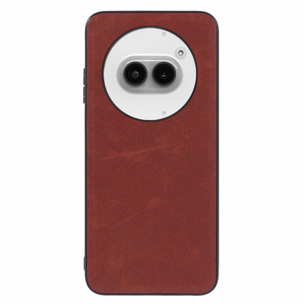 EIDERWOOD Nothing Phone (2a) / (2a) Plus Skinndeksel m. Fleksible Plastkanter - Brun