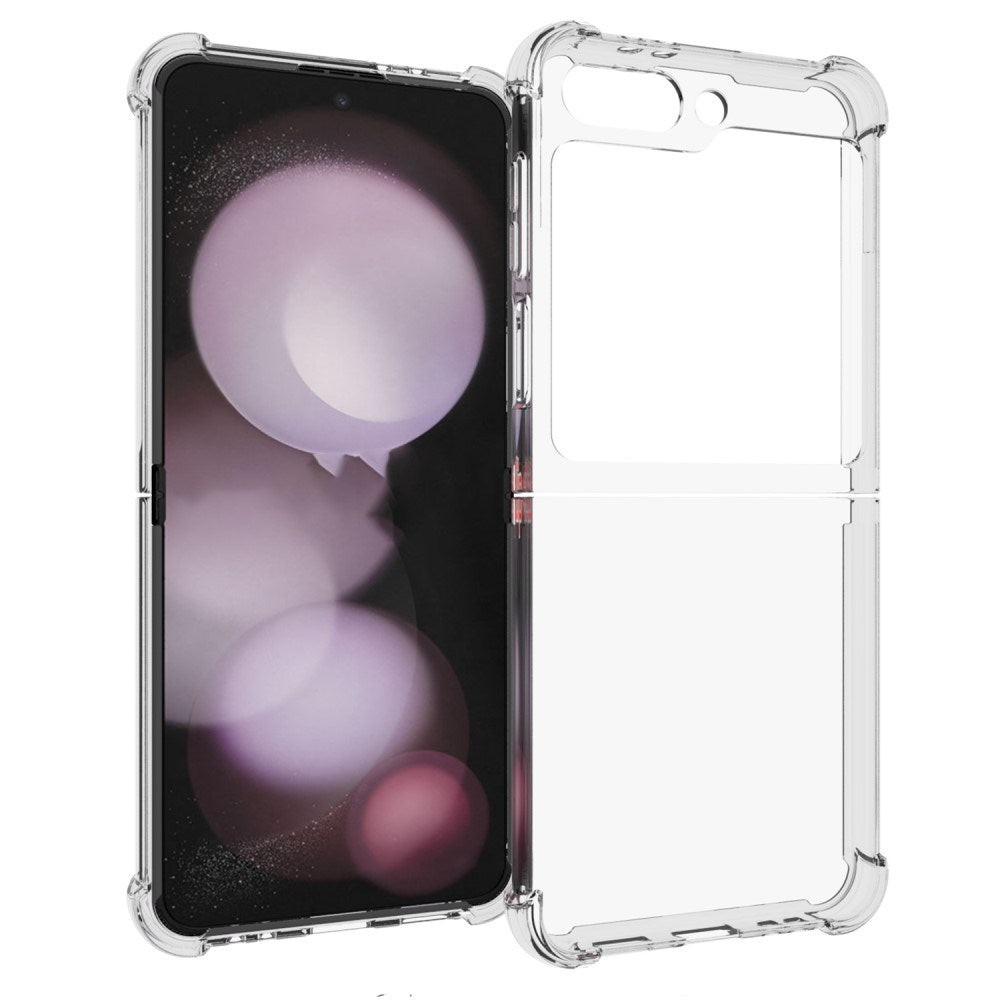 EIDERWOOD Samsung Galaxy Z Flip7 FE / Flip6 Fleksibelt Plast Deksel - Gjennomsiktig