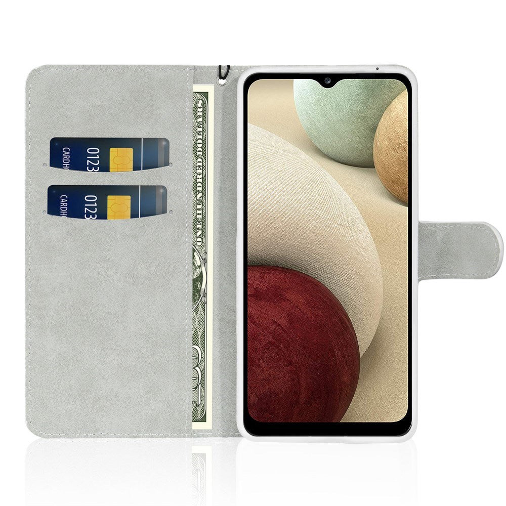 EIDERWOOD Samsung Galaxy S24 / S25 Glimmer Flip Deksel med Kortholder og Stativfunksjon - Blå