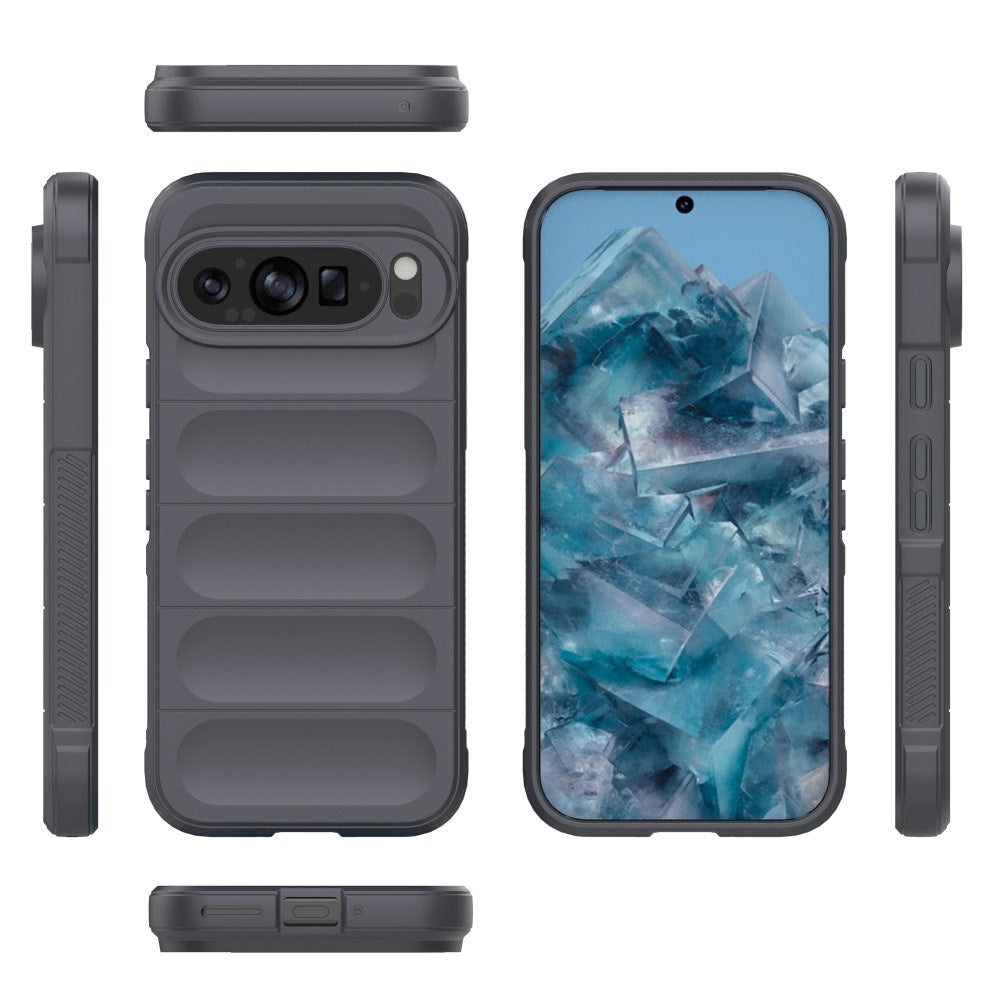 EIDERWOOD Google Pixel 9 Pro Fleksibelt Plastdeksel - Mørk Grå