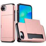 EIDERWOOD iPhone 17e / 16e Multifunksjonelt Bakdeksel med Kortholder -