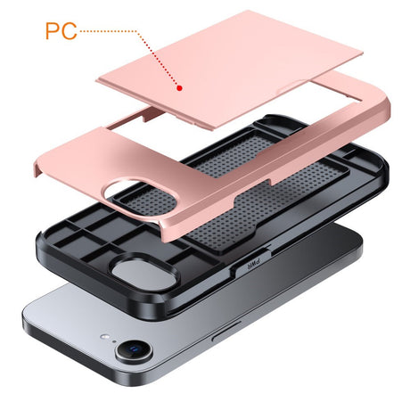 EIDERWOOD iPhone 17e / 16e Multifunksjonelt Bakdeksel med Kortholder -
