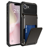 EIDERWOOD iPhone 17e / 16e Håndverker Deksel med Kortholder - Svart