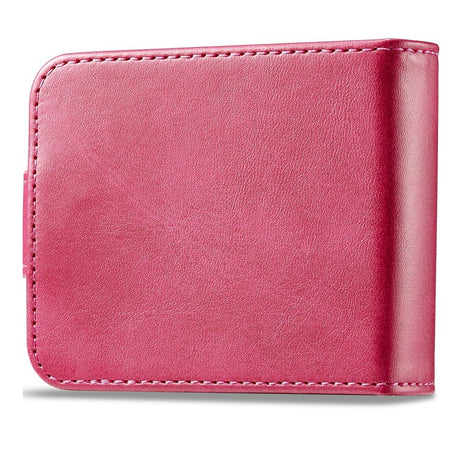 EIDERWOOD Samsung Galaxy Z Flip7 FE / Flip6 Kunstskinn Flip Deksel m. Kortholder & Ståfunksjon - Rosa