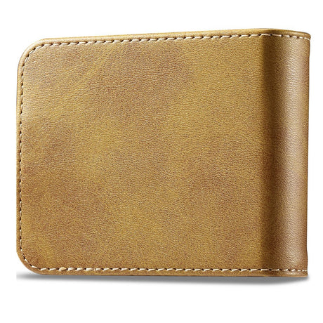 EIDERWOOD Samsung Galaxy Z Flip7 FE / Flip6 Kunstskinn Flip Deksel m. Kortholder & Ståfunksjon - Lys Brun