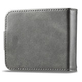 EIDERWOOD Samsung Galaxy Z Flip7 FE / Flip6 Kunstskinn Flip Deksel m. Kortholder & Ståfunksjon - Grå