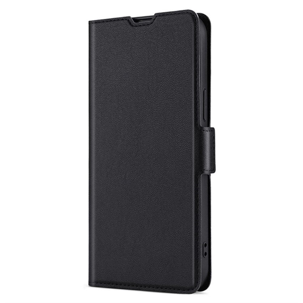 EIDERWOOD Huawei Pura 70 Ultra Flip Deksel i Kunstskinn med Kortholder og Ståfunksjon - Svart
