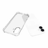 EIDERWOOD iPhone 16 Plus Fleksibelt Plastdeksel med Sterke Hjørner - Gjennomsiktig