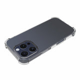 EIDERWOOD iPhone 16 Pro Fleksibelt Plastdeksel med Sterke Hjørner - Gjennomsiktig