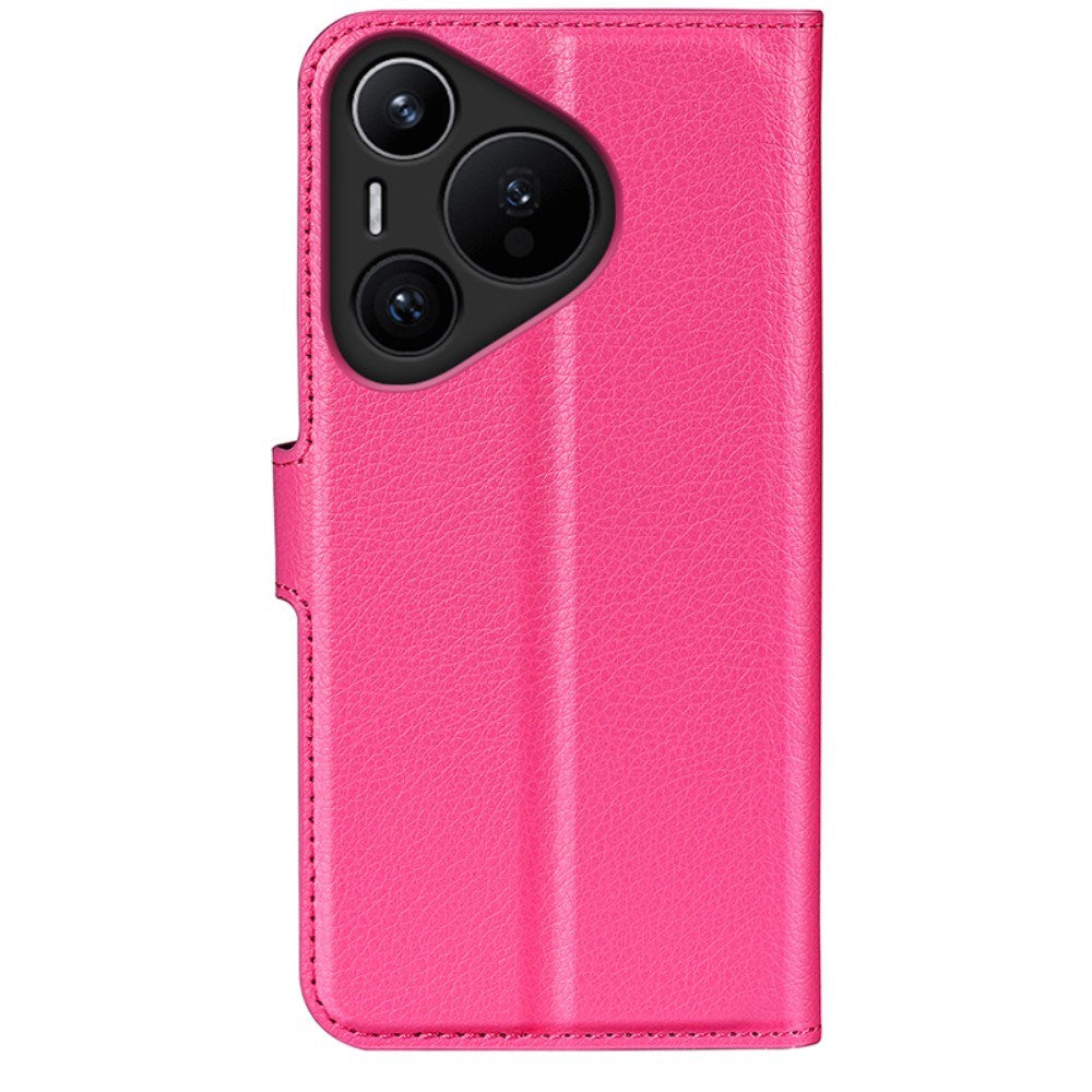 EIDERWOOD Huawei Pura 70 Pro / 70 Pro+ (Plus) Kunstskinn Flip Deksel m. Kortholder & Ståfunksjon - Pink