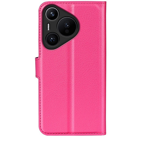 EIDERWOOD Huawei Pura 70 Pro / 70 Pro+ (Plus) Kunstskinn Flip Deksel m. Kortholder & Ståfunksjon - Pink