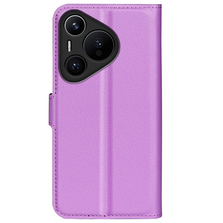 EIDERWOOD Huawei Pura 70 Pro / 70 Pro+ (Plus) Kunstskinn Flip Deksel m. Kortholder & Ståfunksjon - Lilla